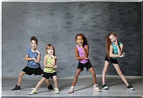 Children dancing