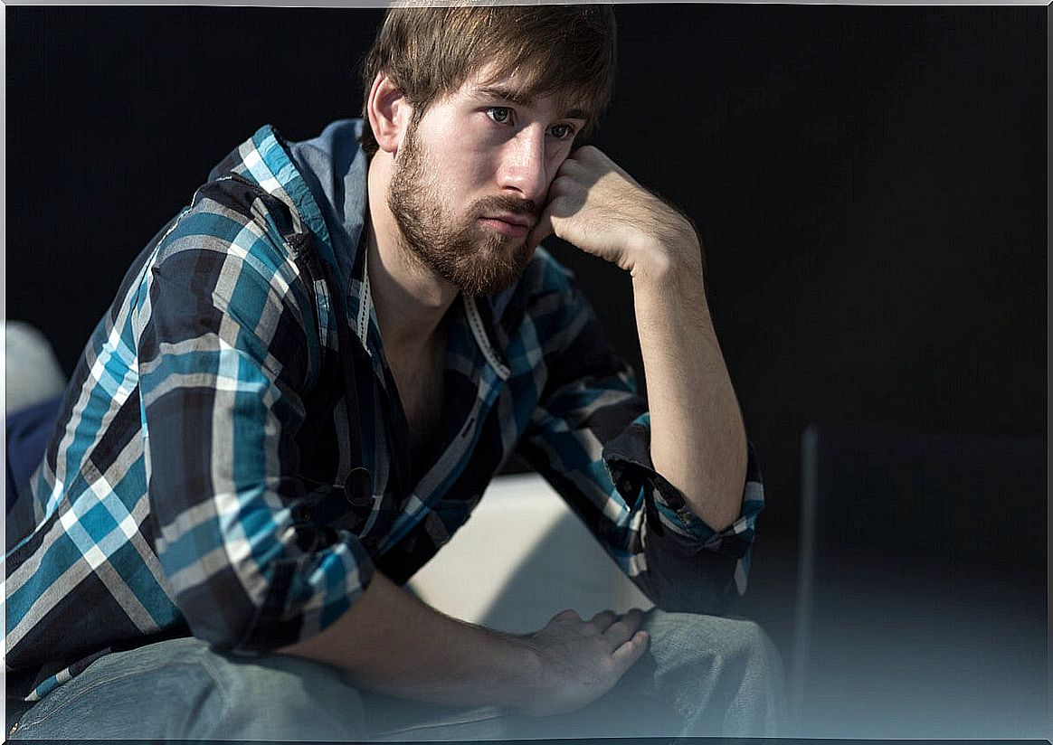 Boy thinking about the effects of separating from a toxic mother