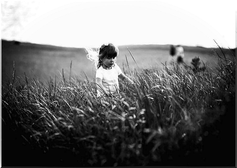 Girl in the field