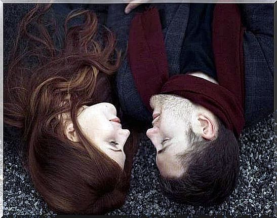 couple lying on the floor