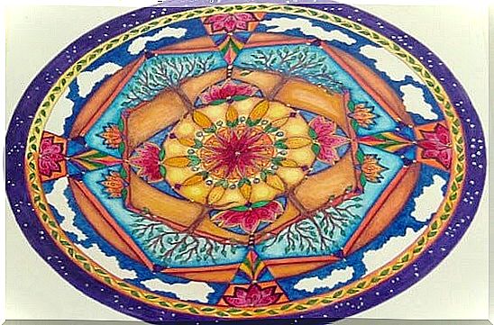 mandala symbolizing the secret of the golden flower