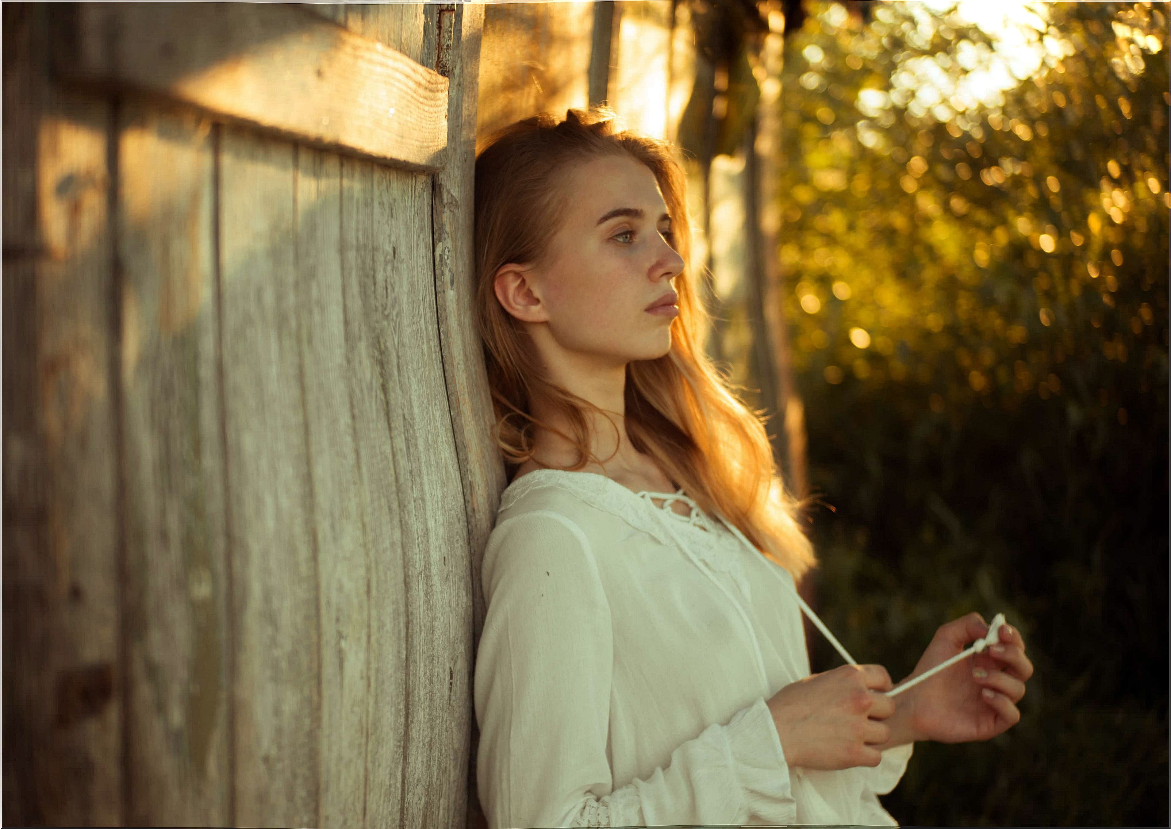 Woman having toxic thoughts